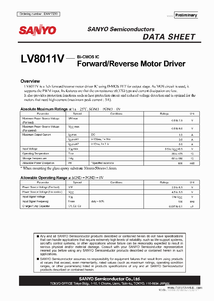 LV8011V_41310.PDF Datasheet