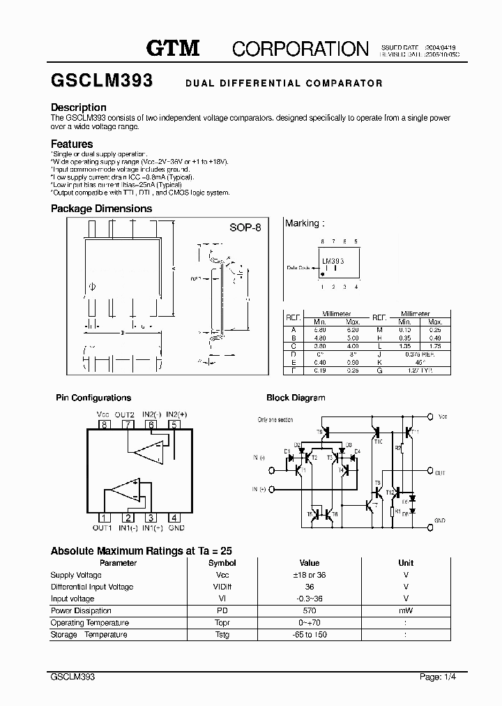 GSCLM393_67809.PDF Datasheet