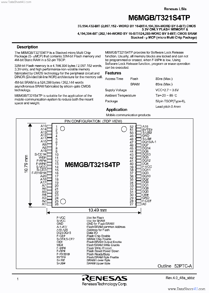 M6MGB321S4TP_42079.PDF Datasheet