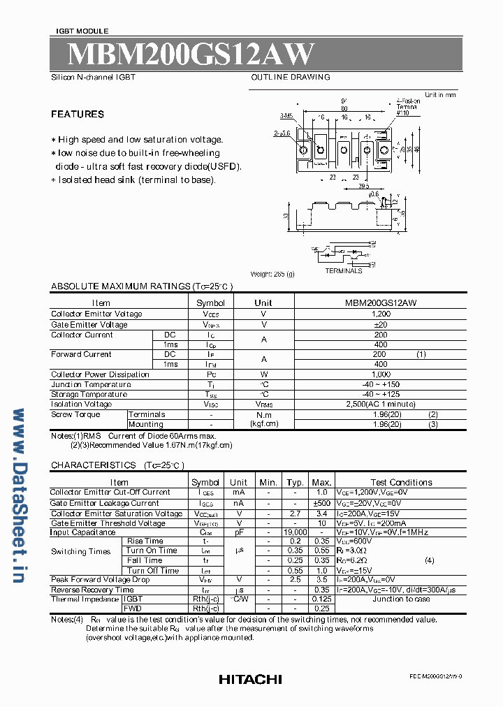 MBM200GS12AW_44775.PDF Datasheet