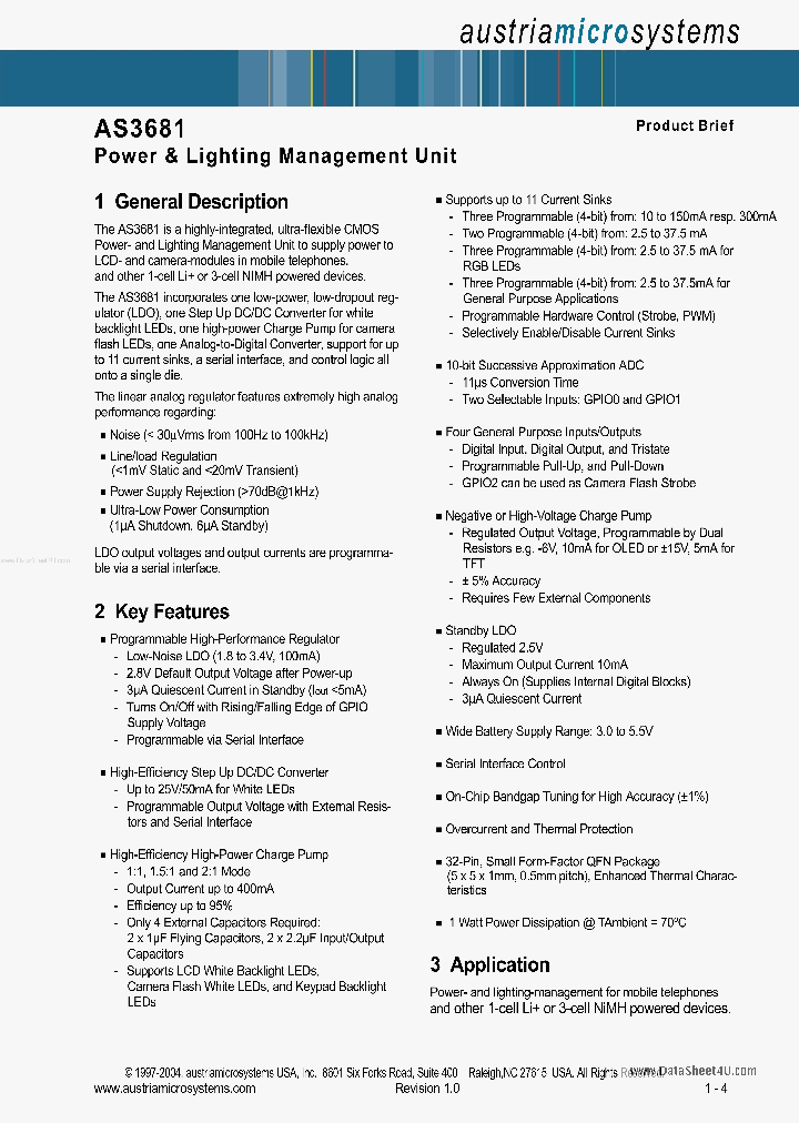 AS3681_85663.PDF Datasheet