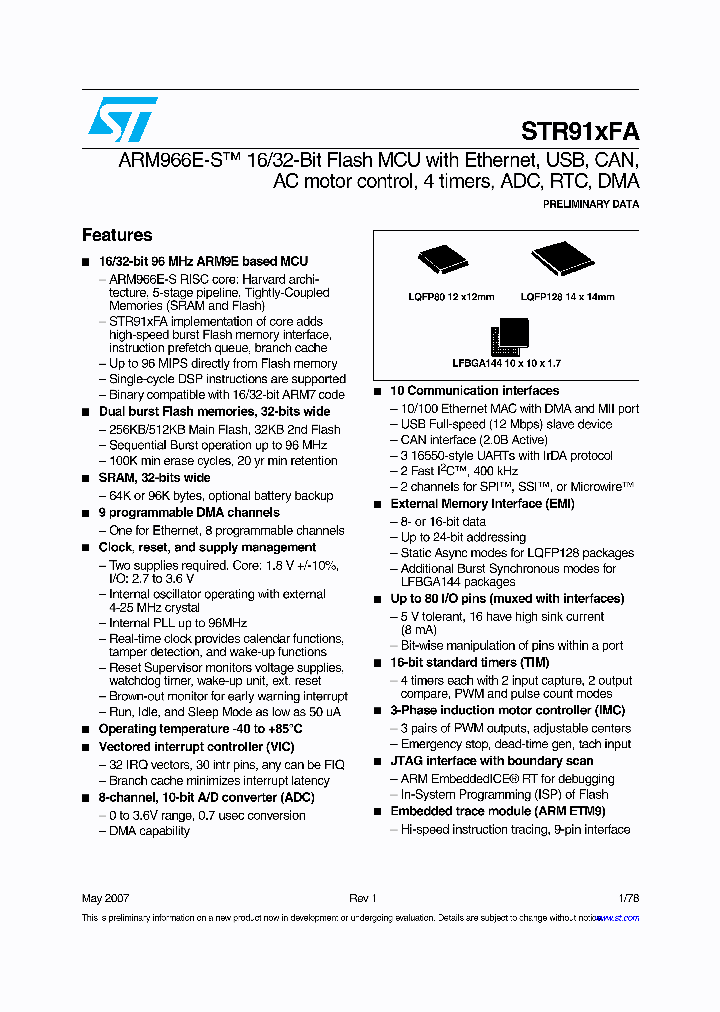 STR91XFA_90490.PDF Datasheet