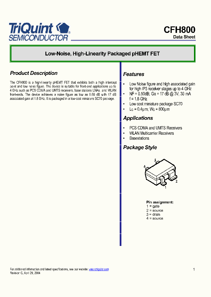 CFH800_105422.PDF Datasheet