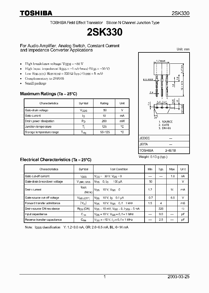 2SK330_107526.PDF Datasheet