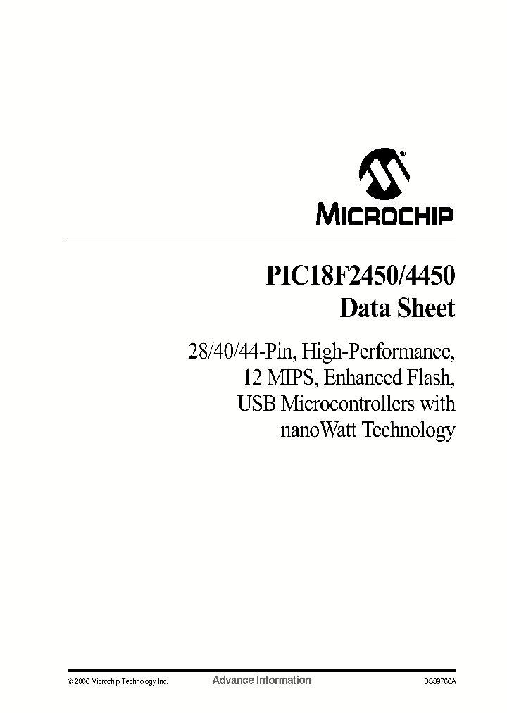 PIC18F2450-IML_117615.PDF Datasheet