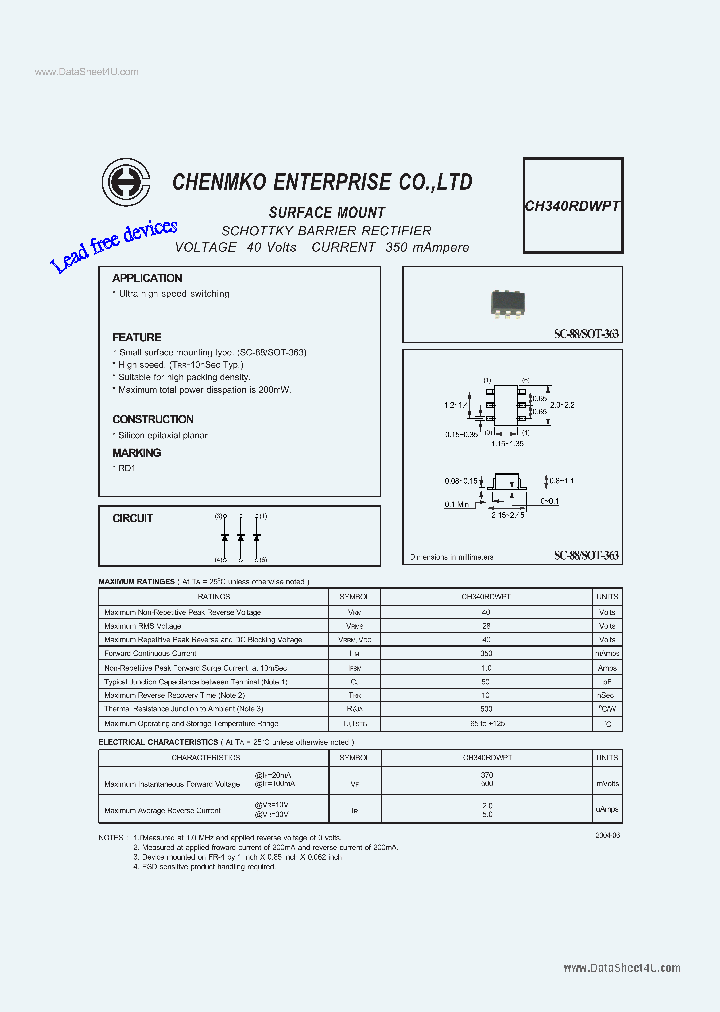 CH340RDWPT_132708.PDF Datasheet