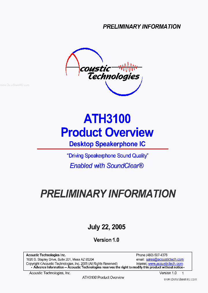 ATH3100_132967.PDF Datasheet