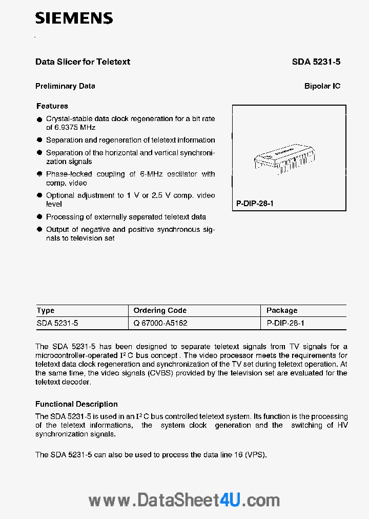 SDA5231-5_133764.PDF Datasheet