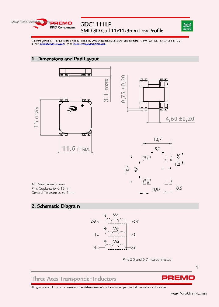 3DC1111LP_135100.PDF Datasheet