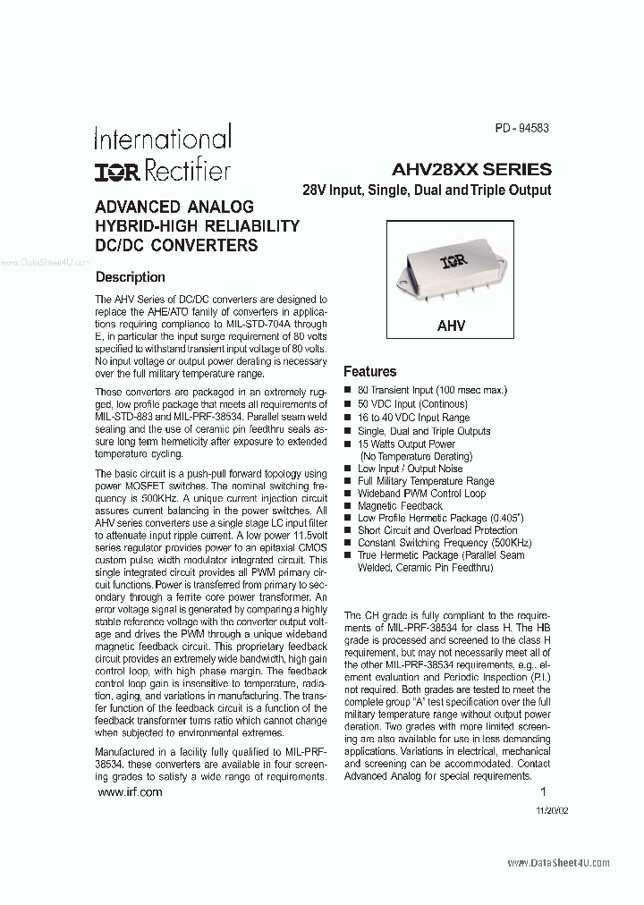 AHV28XX_136232.PDF Datasheet