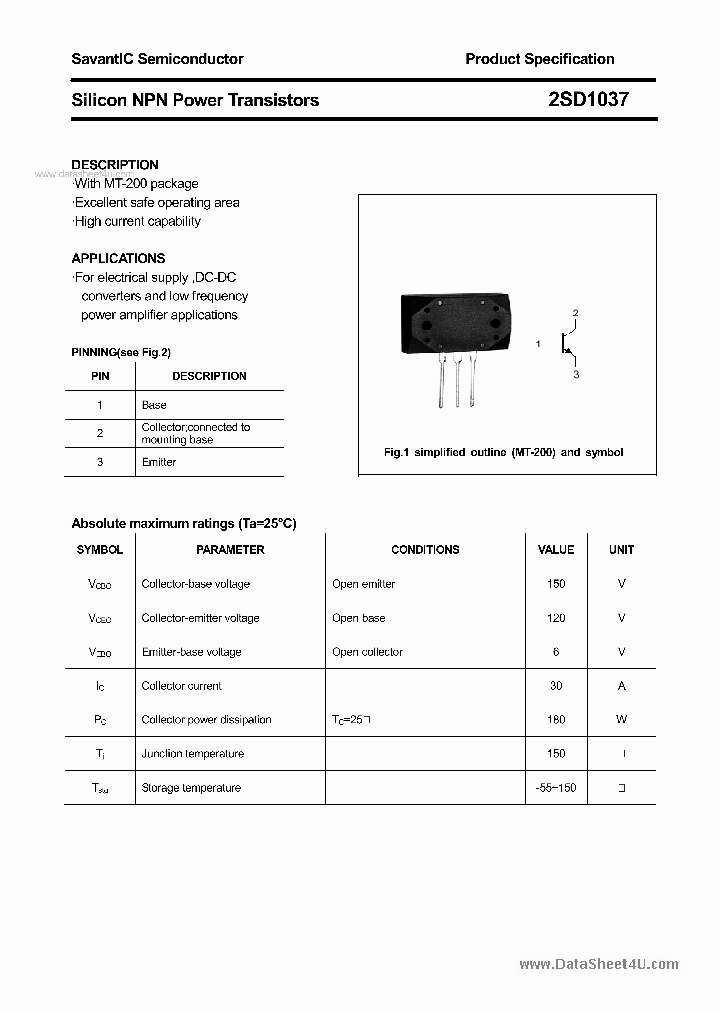 2SD1037_137213.PDF Datasheet