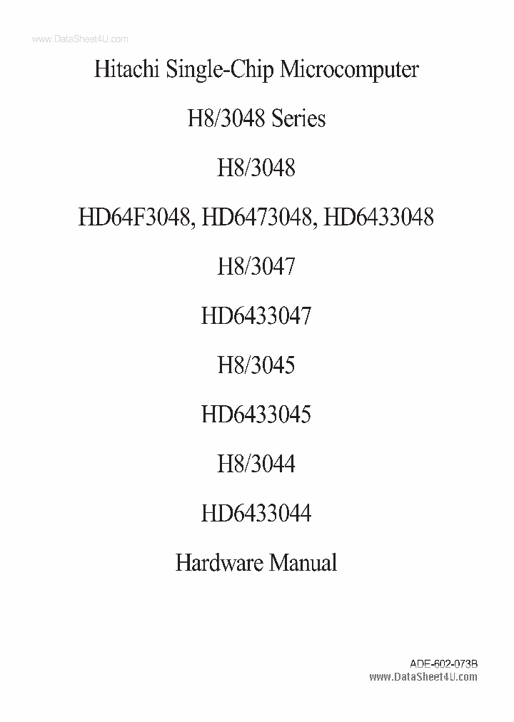 64F3048F16_137667.PDF Datasheet