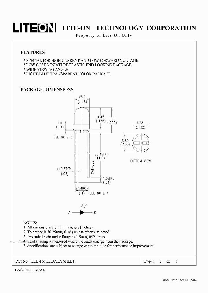 LTE-1653K_137790.PDF Datasheet