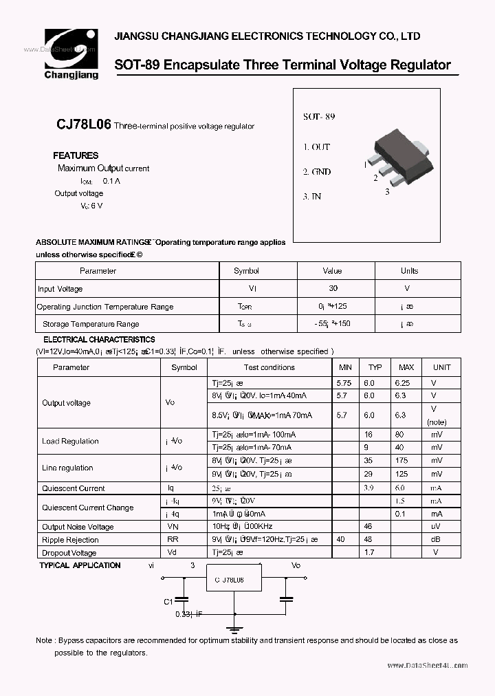 CJ78L06_138229.PDF Datasheet