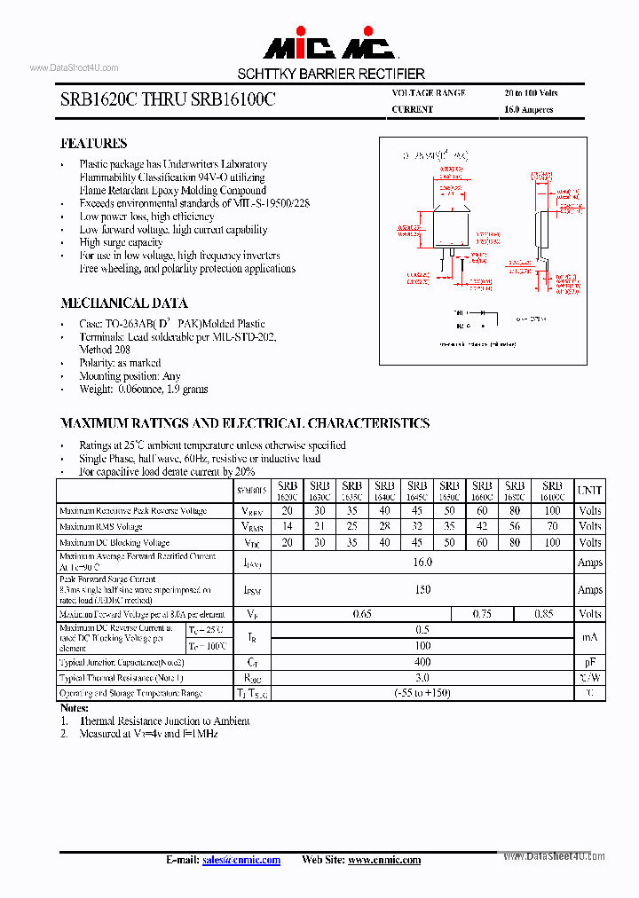 SRB16100C_140606.PDF Datasheet