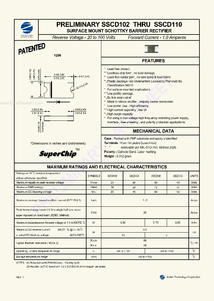 SSCD102_141398.PDF Datasheet