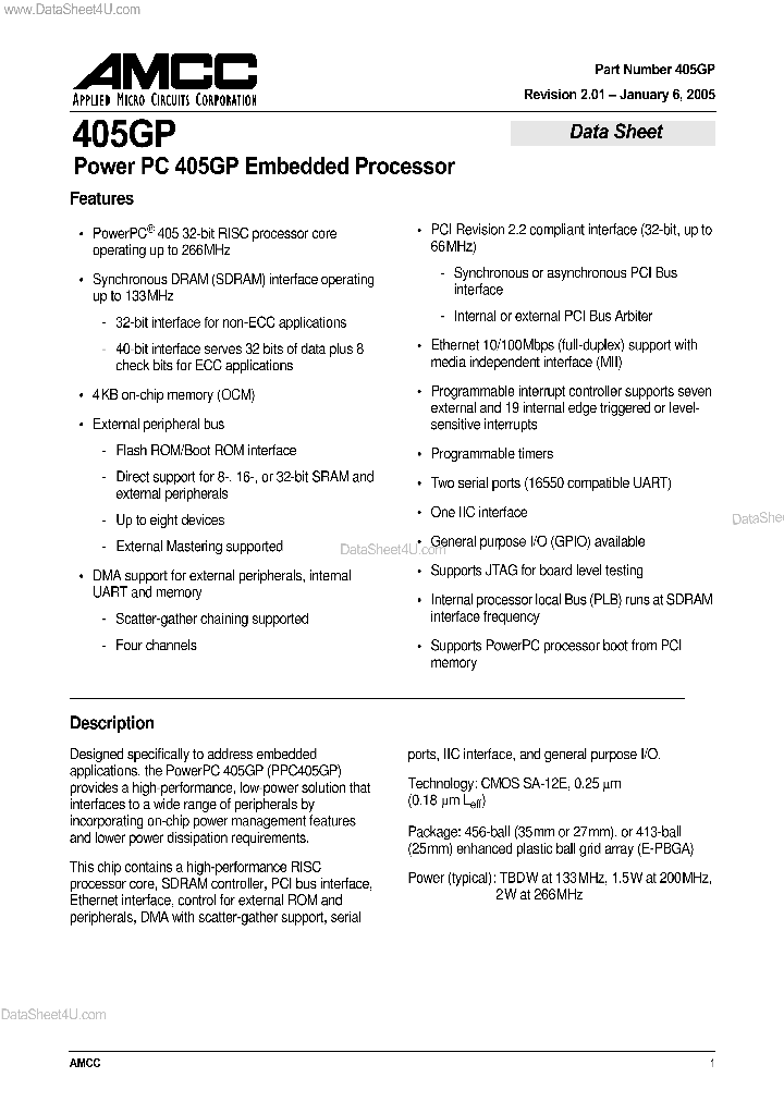 PPC405GP_142260.PDF Datasheet