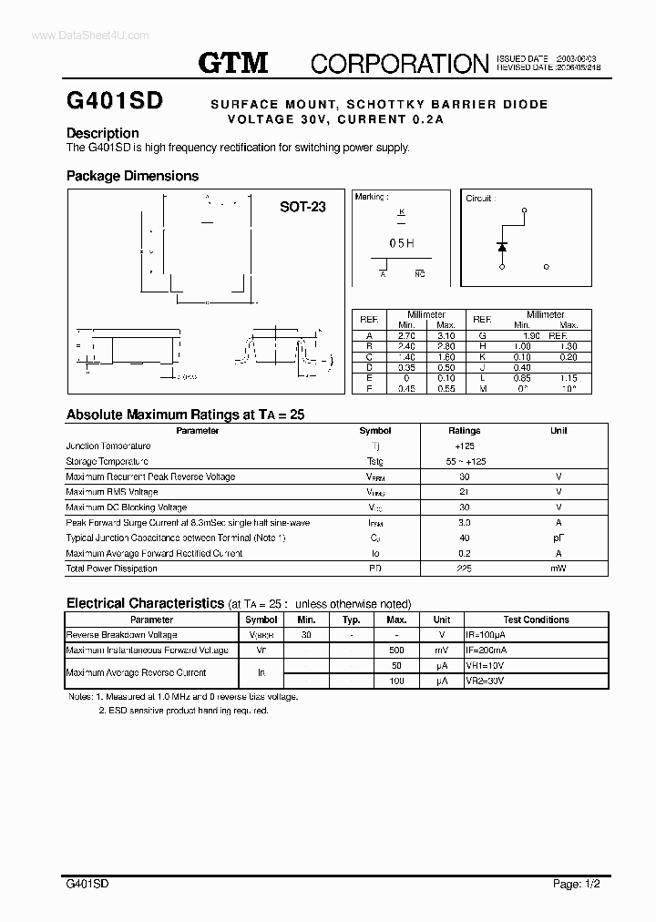 G401SD_145089.PDF Datasheet