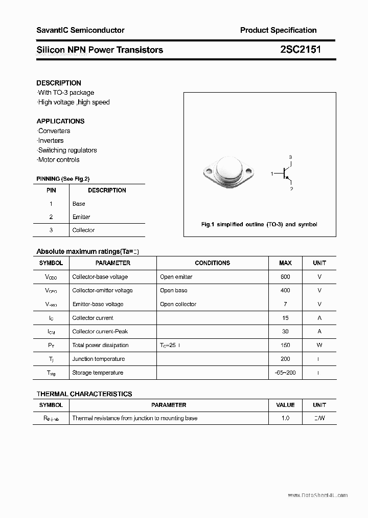 2SC2151_147476.PDF Datasheet