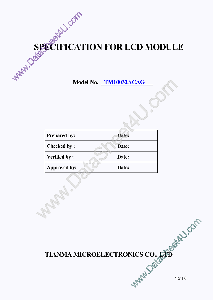 TM10032ACAG_147903.PDF Datasheet