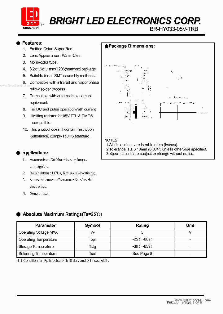 BR-HUB33-05V-TRB_147944.PDF Datasheet