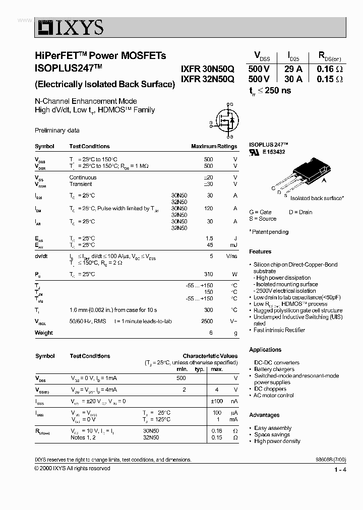 32N50Q_149039.PDF Datasheet