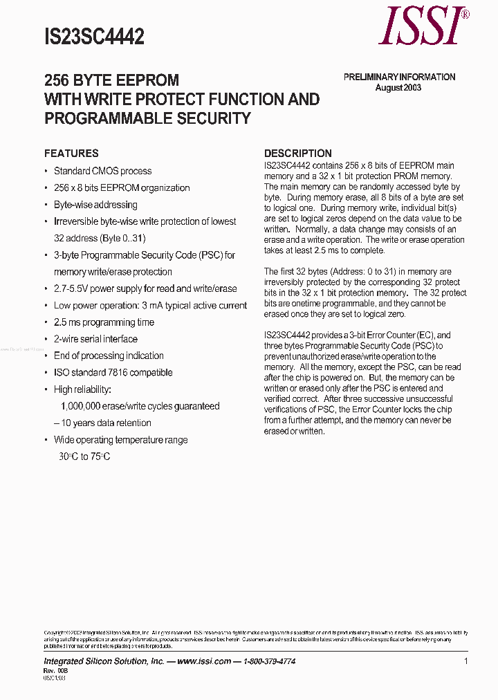 IS23SC4442_149454.PDF Datasheet