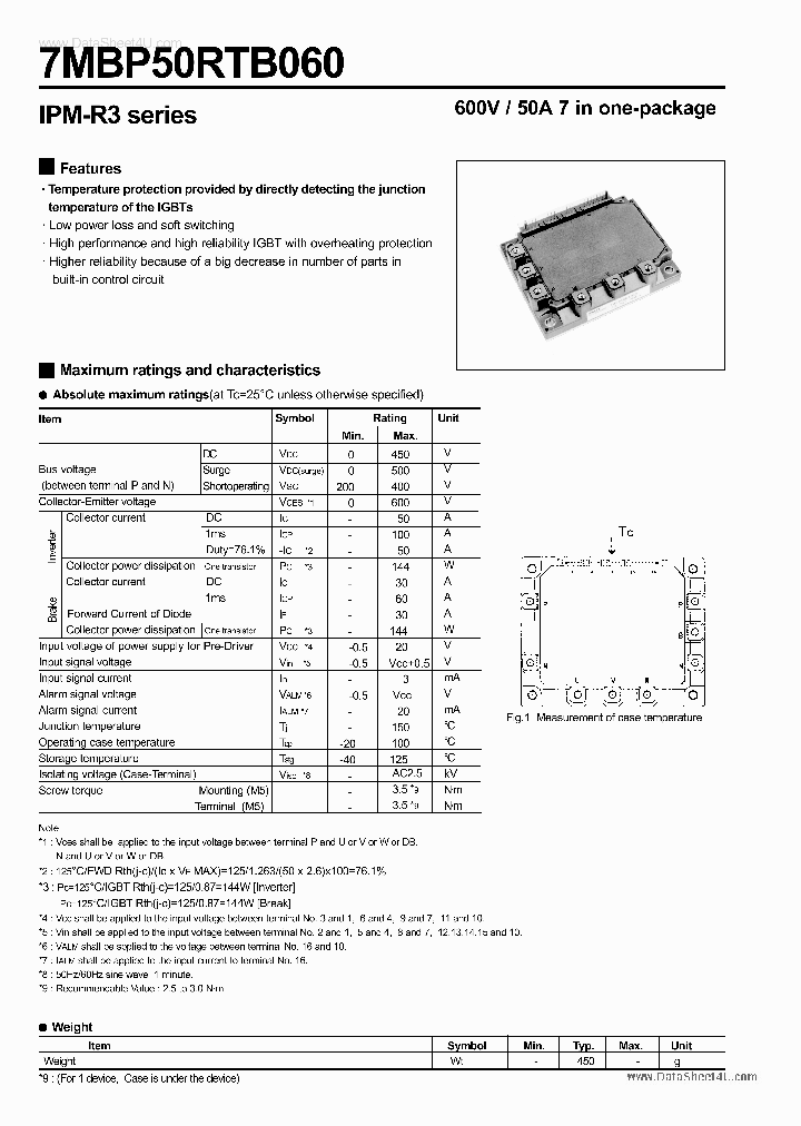 7MBP50RTB060_153970.PDF Datasheet