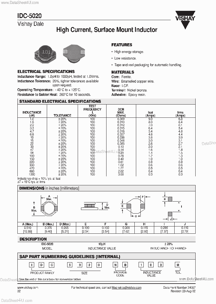 IDC-5020_156201.PDF Datasheet