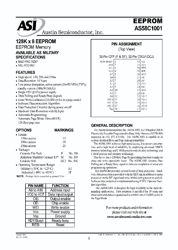 AS58C1001DCJ-25IT_198701.PDF Datasheet