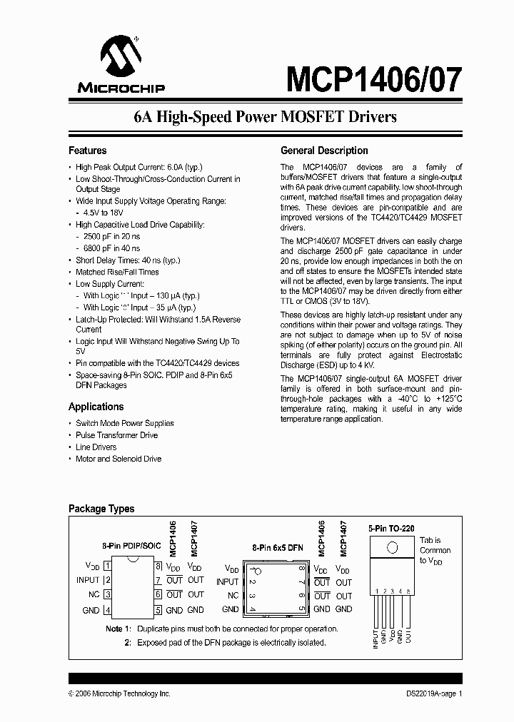 MCP1406-EAT_189657.PDF Datasheet