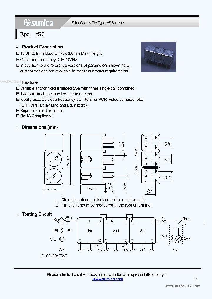 YS-3_166371.PDF Datasheet