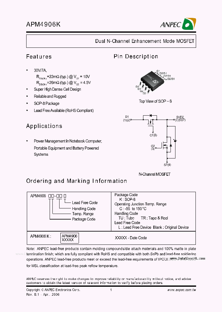 APM4906K_167504.PDF Datasheet