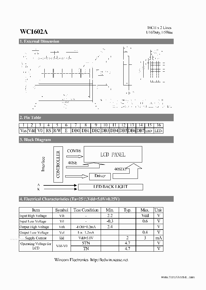 WC1602A_167672.PDF Datasheet