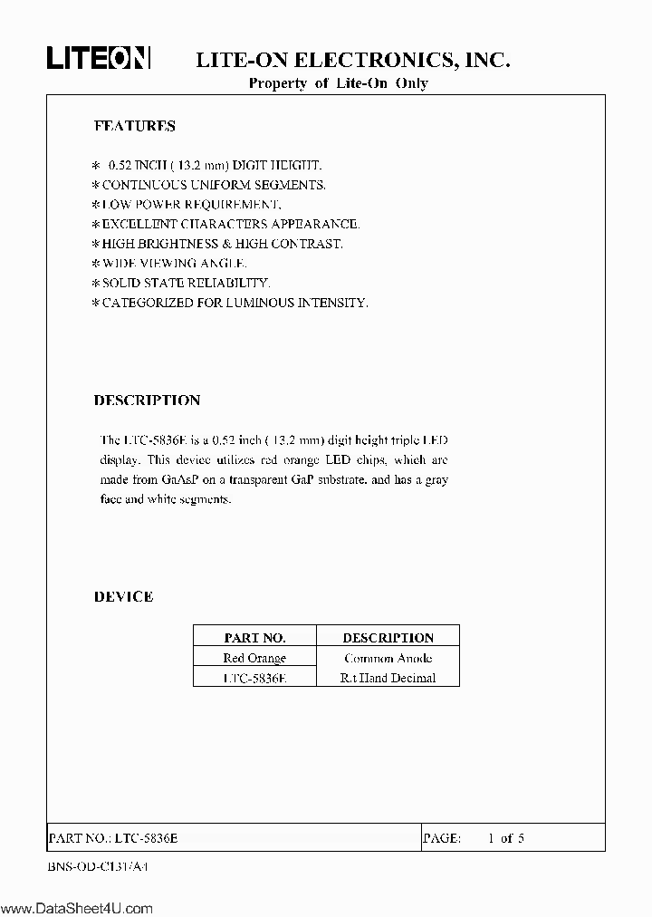 LTC-5836E_169319.PDF Datasheet