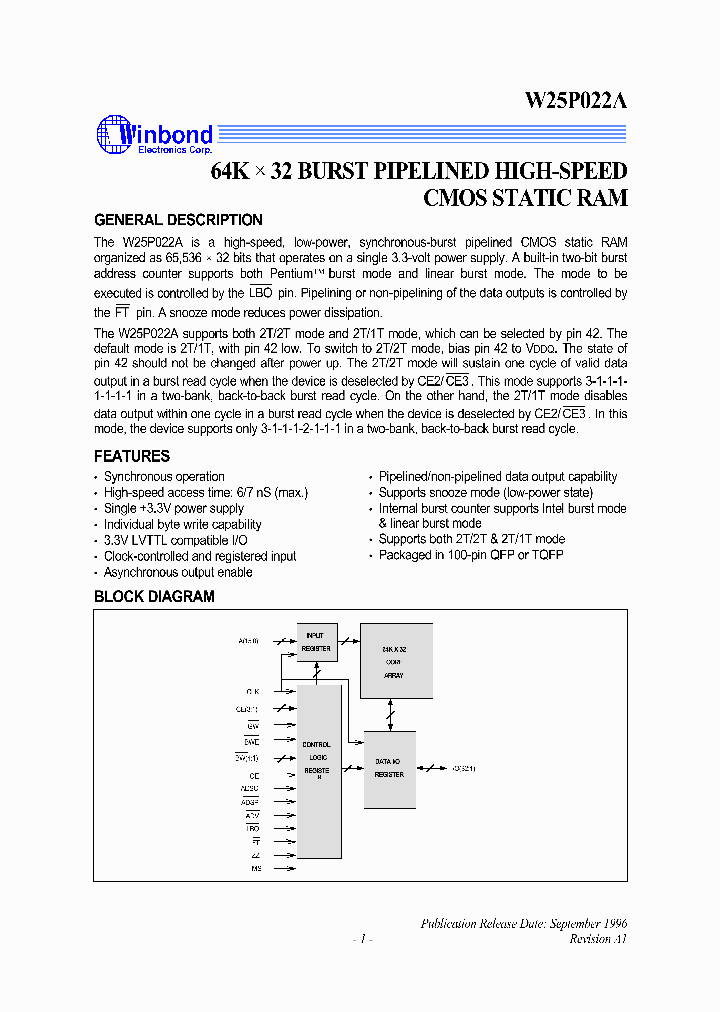 W25P022A_176058.PDF Datasheet