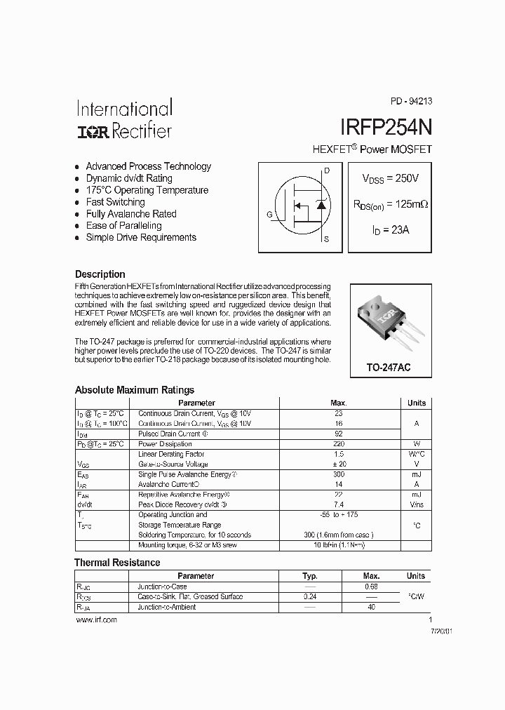 IRFP254N_178259.PDF Datasheet