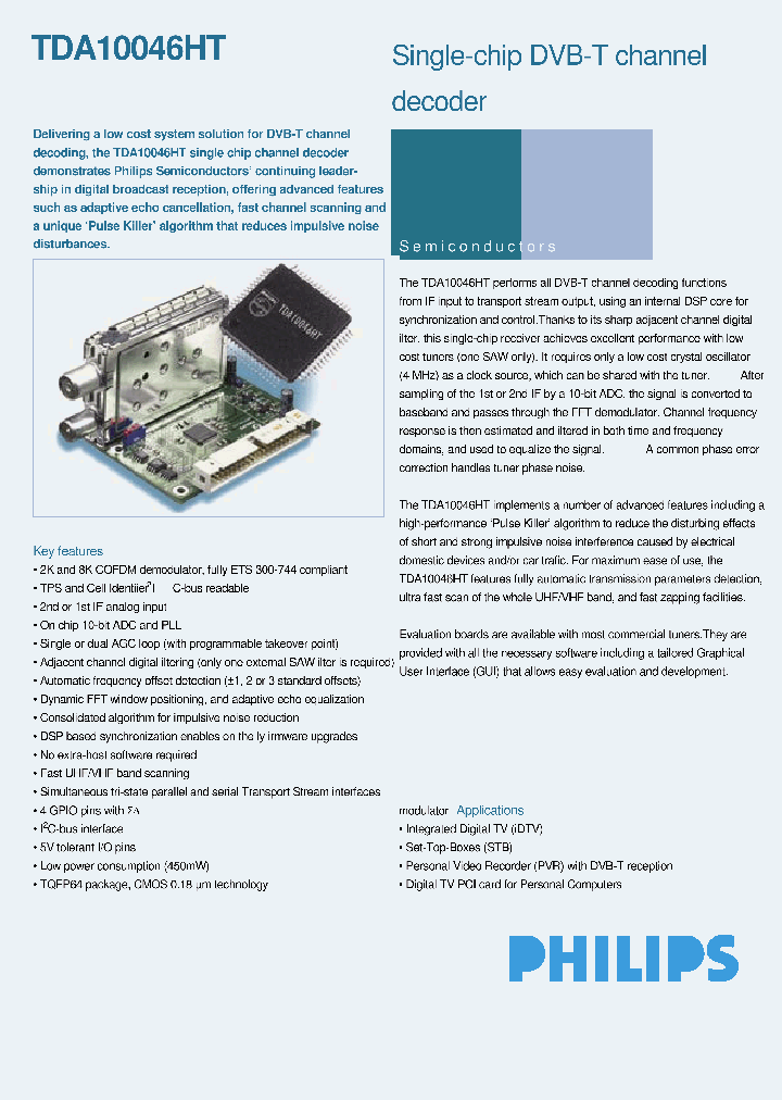 TDA10046HT_201390.PDF Datasheet