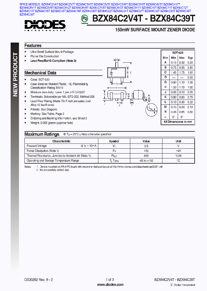 BZX84C24T-7-F_203389.PDF Datasheet