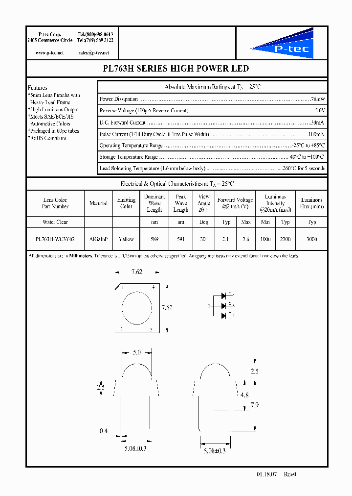 PL763H-WC3Y02_215689.PDF Datasheet