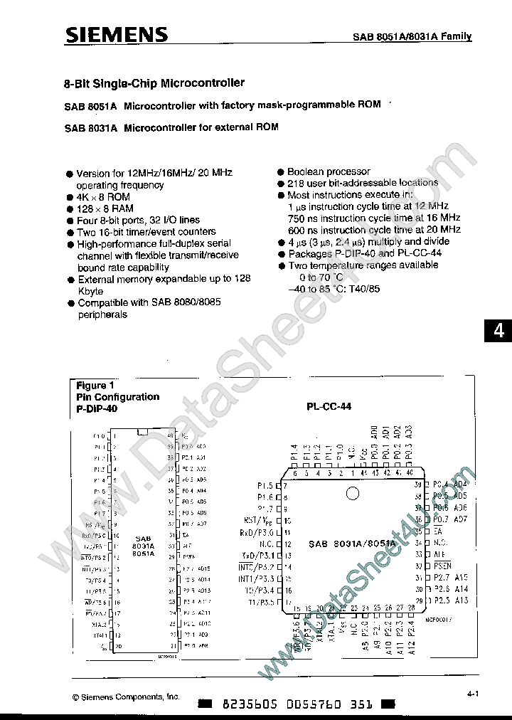 SAB8031A_178301.PDF Datasheet