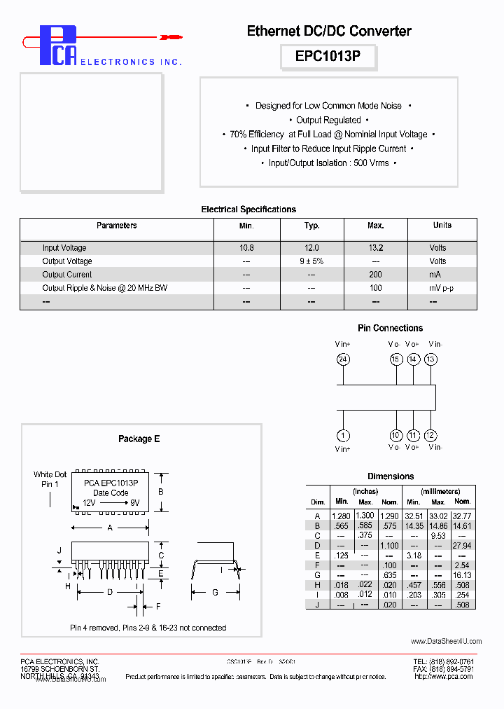 EPC1013P_179318.PDF Datasheet