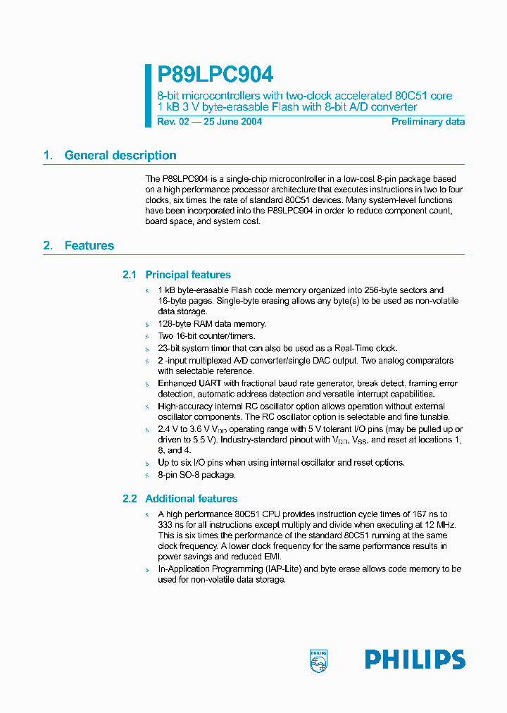 P89LPC904_230737.PDF Datasheet