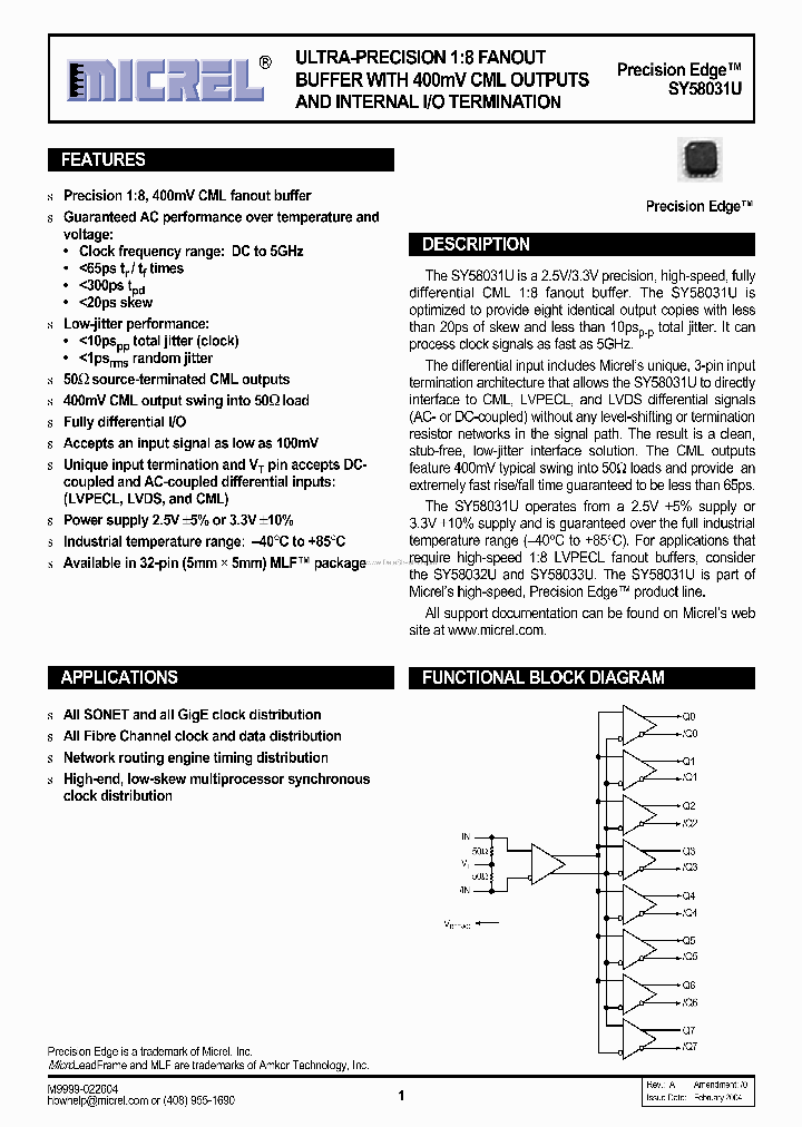 SY58031U_180364.PDF Datasheet