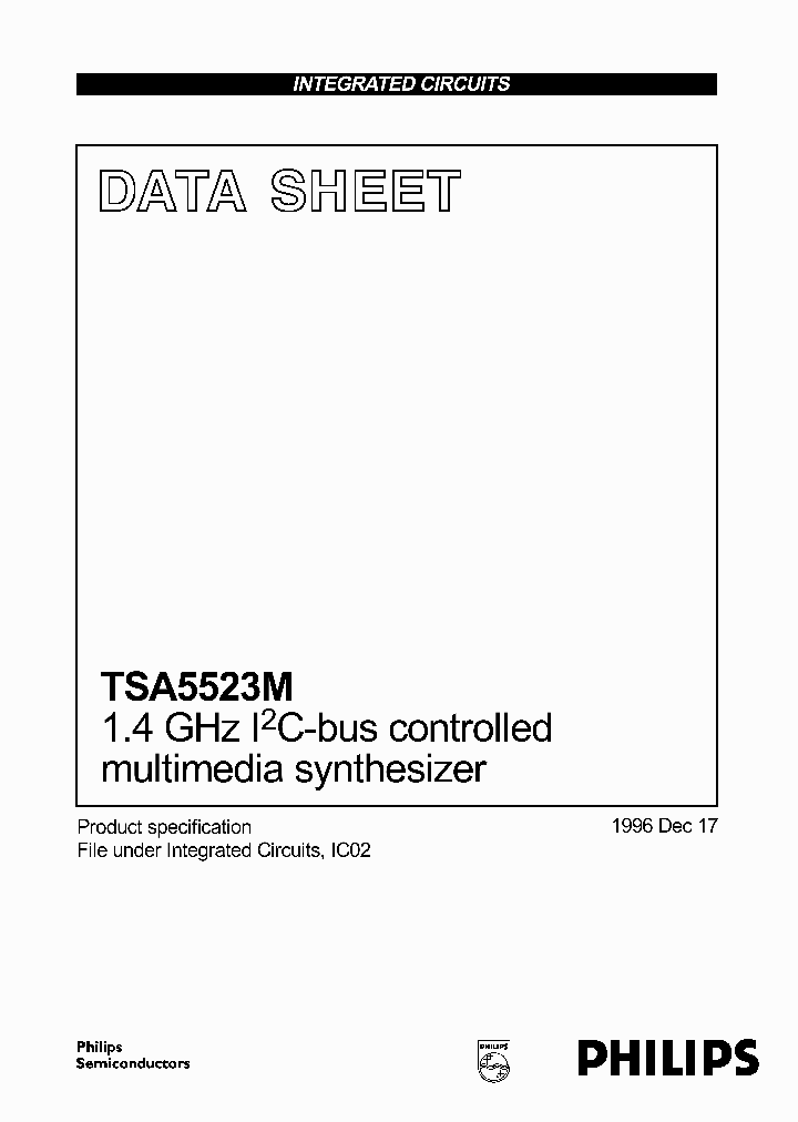 TSA5523M_236565.PDF Datasheet