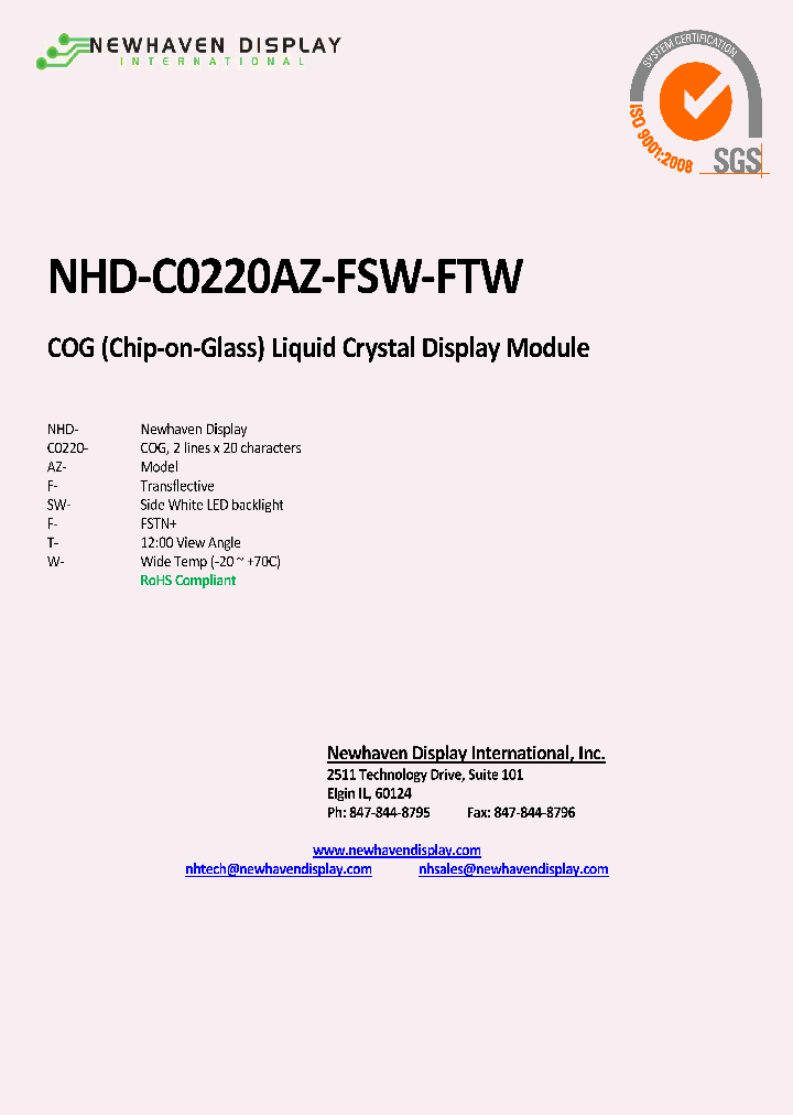 NHD-C0220AZ-FSW-FTW_257356.PDF Datasheet