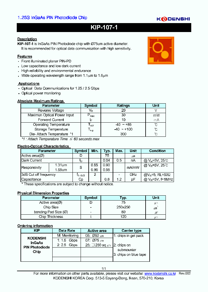 KIP-107-1_261694.PDF Datasheet