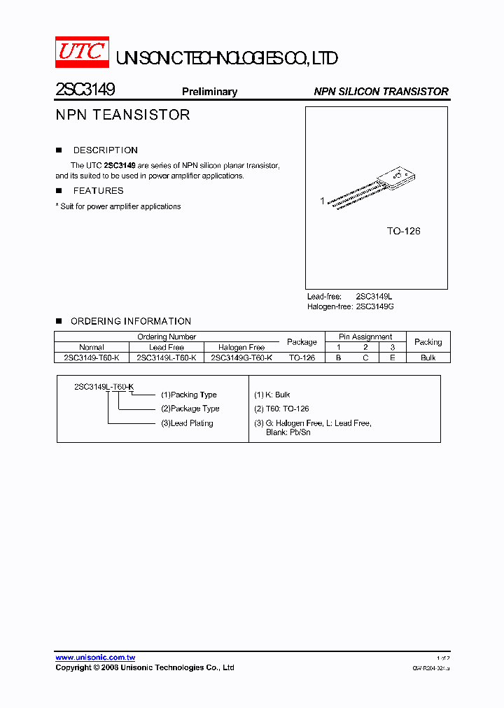 2SC3149L-T60-K_264698.PDF Datasheet