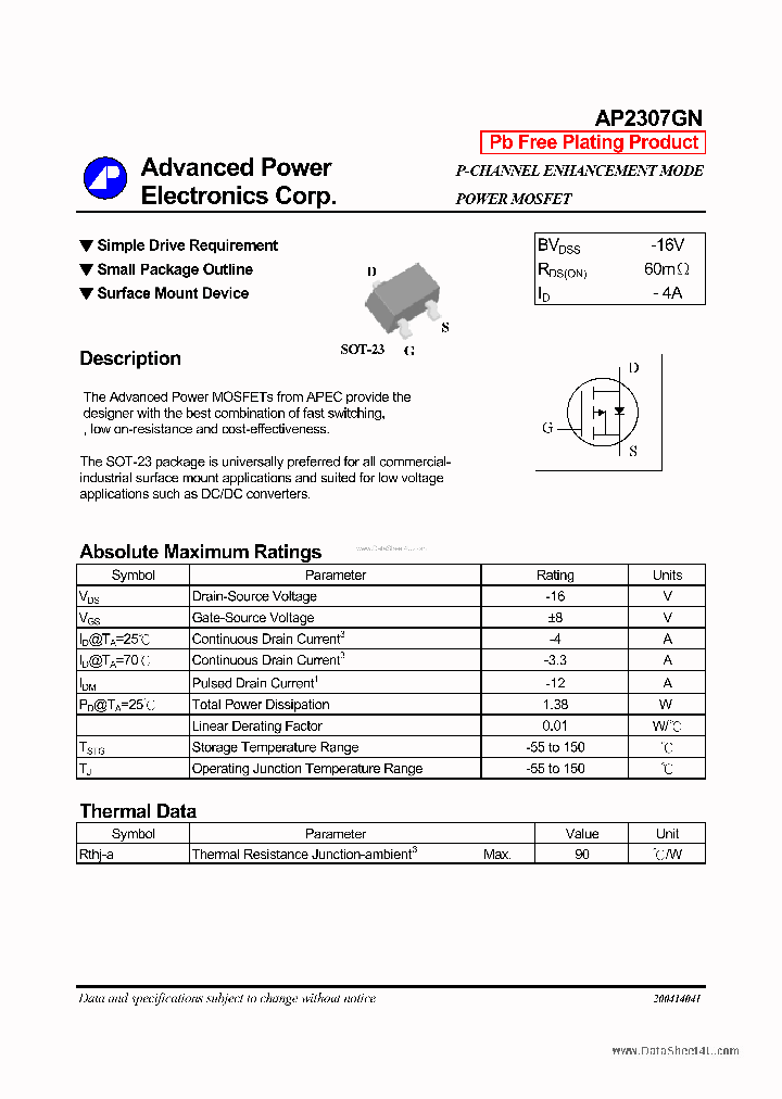 AP2307GN_181066.PDF Datasheet