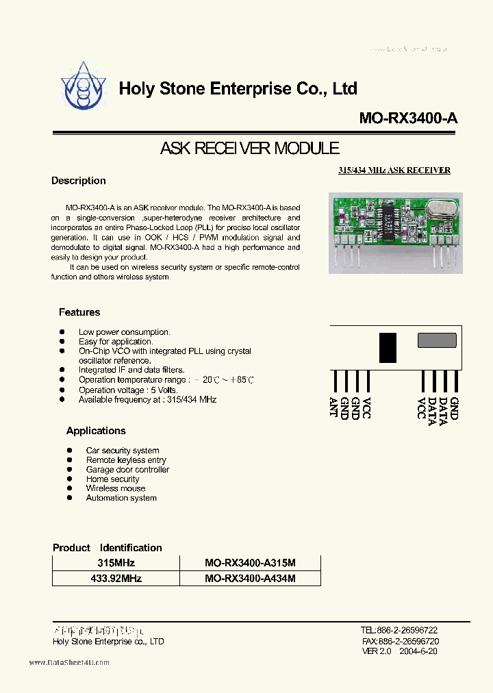 MO-RX3400-A_182787.PDF Datasheet